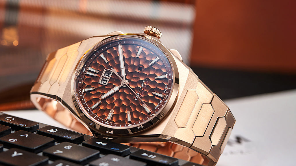 Lucky Harvey hammered dial chiming watch