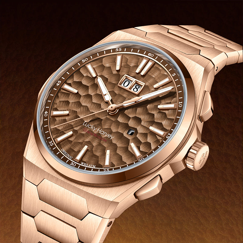 Lucky Harvey Hammer Dial Chiming Limited Edition Automatic Watch – Purple product image 1