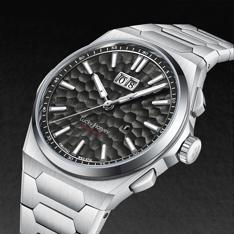 Lucky Harvey Hammer Dial Chiming Limited Edition Automatic Watch – Purple product image 19