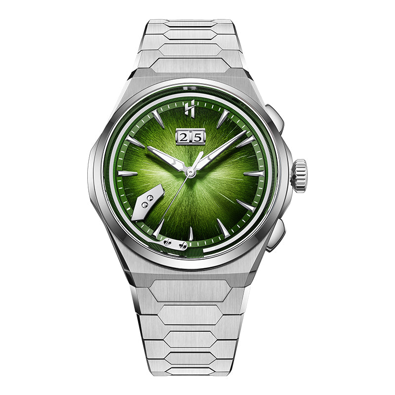 Sound Of Nature Hand-Engraved Brushed Dial Blue Titanium Chiming Limited Edition Automatic Watch – Silver product image 2