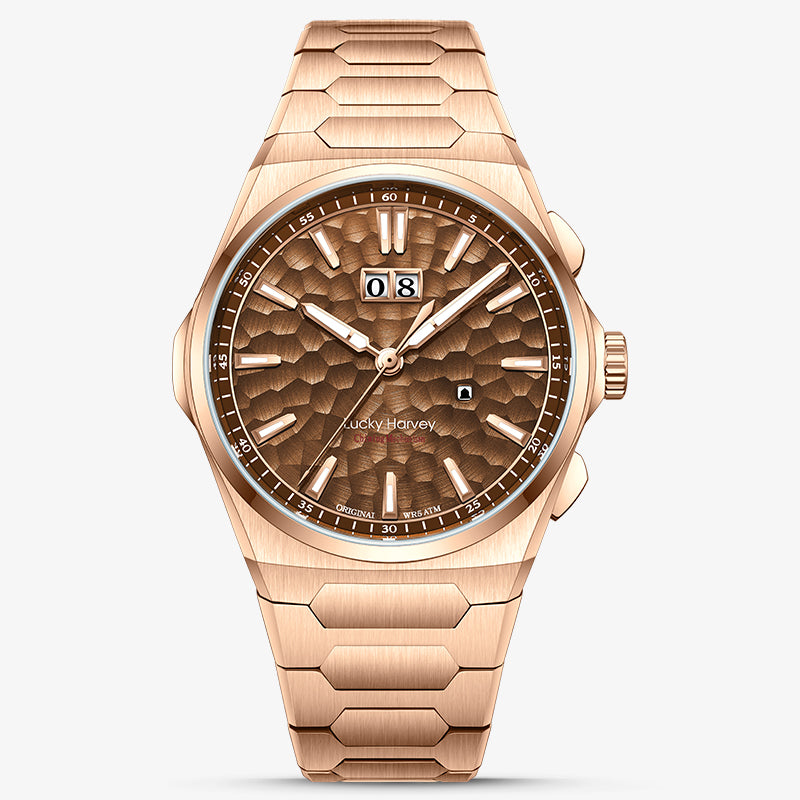 Lucky Harvey Hammer Dial Chiming Limited Edition Automatic Watch – Purple product image 1