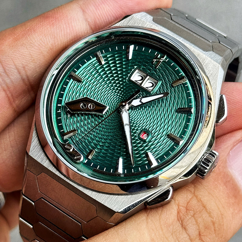 Lucky Harvey Rare Visible Chimes:Titanium 75g Guilloché Chiming Watch 2.0 – Black product image 13