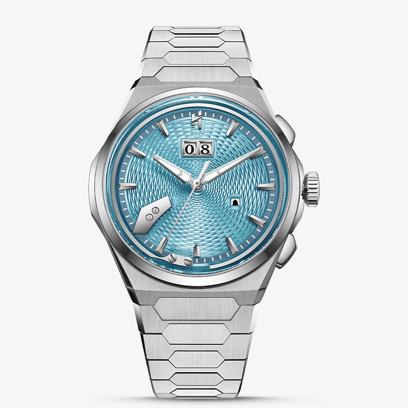 Lucky Harvey Rare Visible Chimes:Titanium 75g Guilloché Chiming Watch 2.0 – Black product image 31
