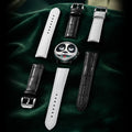 Fun Series Silver Panda Automaton Watch – White Leather Strap product image 7