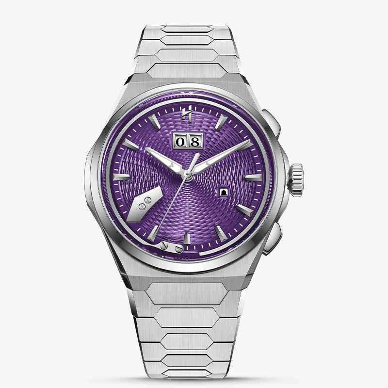 Lucky Harvey Rare Visible Chimes:Titanium 75g Guilloché Chiming Watch 2.0 – Black product image 40